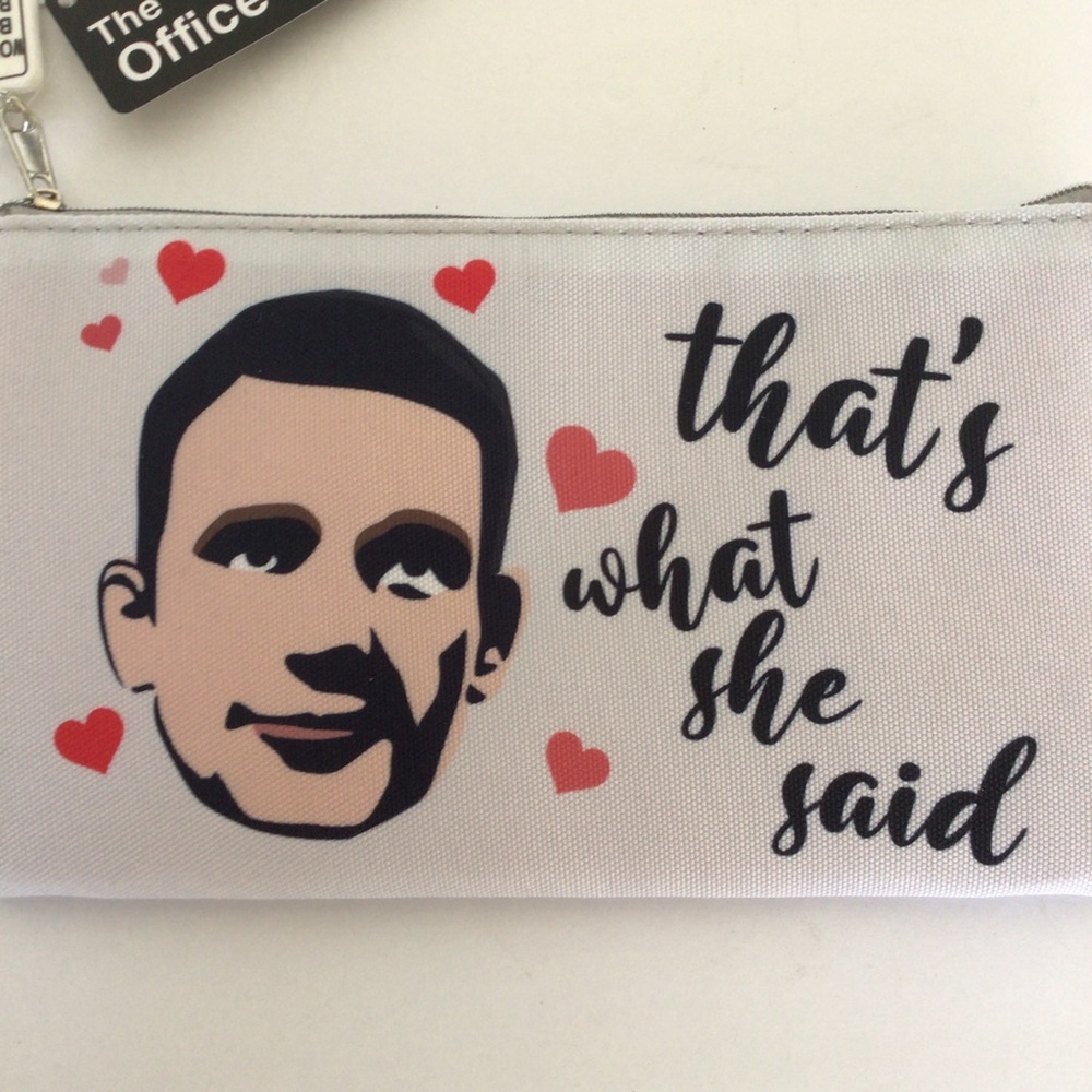 THE OFFICE MICHAEL SCOTT PENCIL POUCH NWT